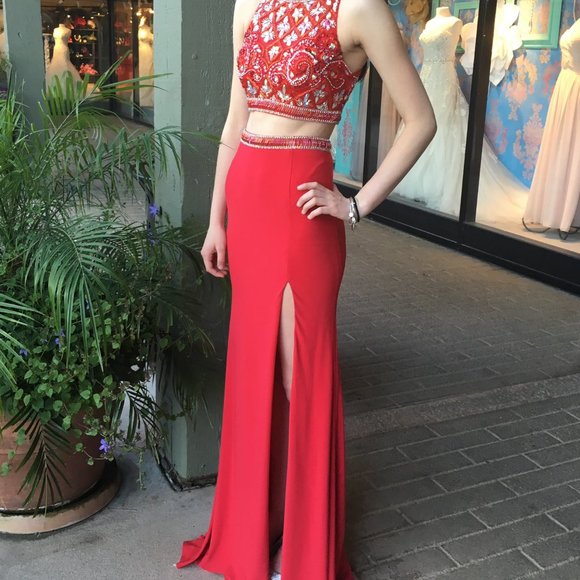 Red Prom Dress - Picture 3 of 4